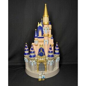 Walt Disney World 50th Anniversary Cinderella Castle Light Up Play Set Works